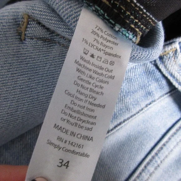 LulaRoe Jeans Skinny Ankle Light Wash - Picture 14 of 15